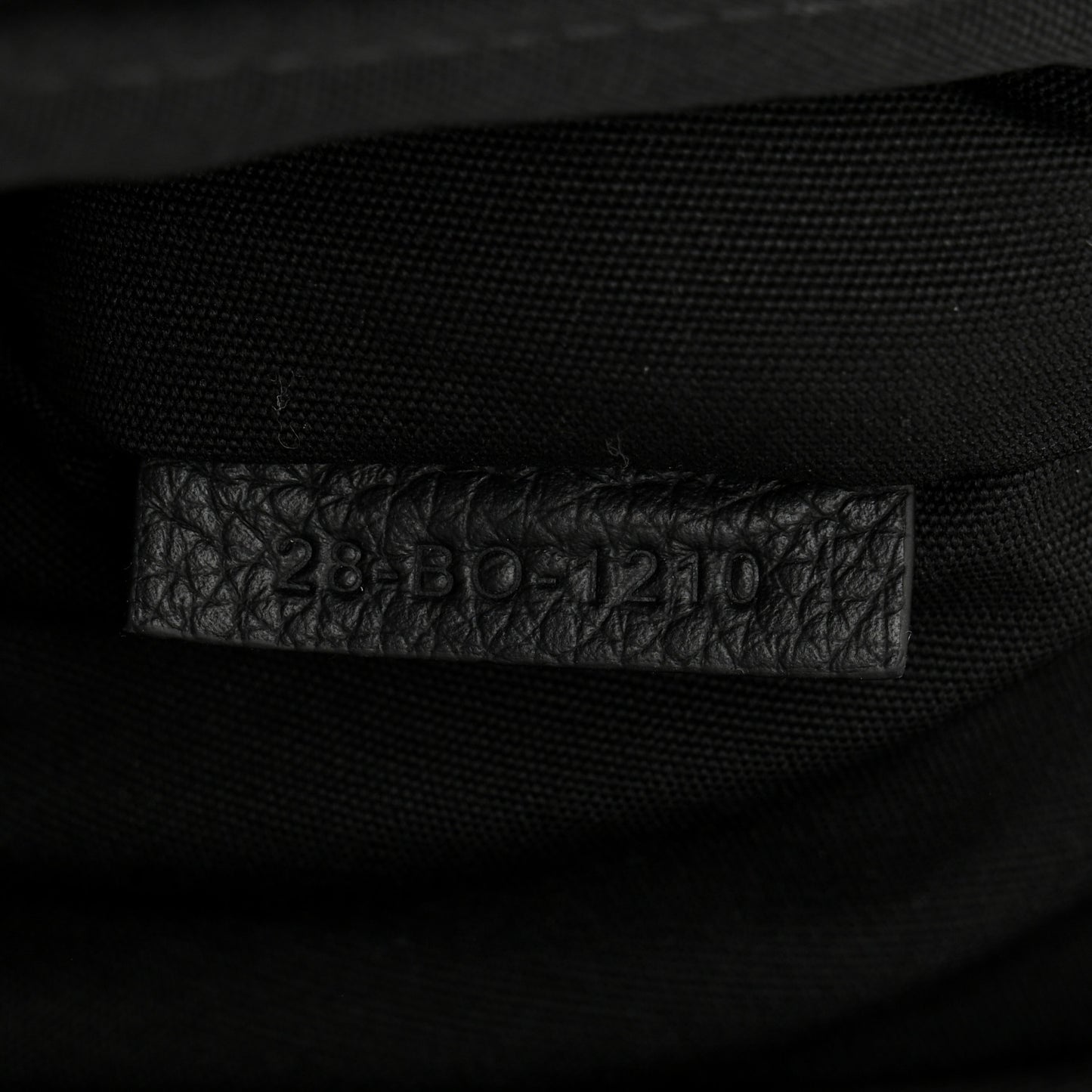 Oblique Calfskin Rider Backpack Black