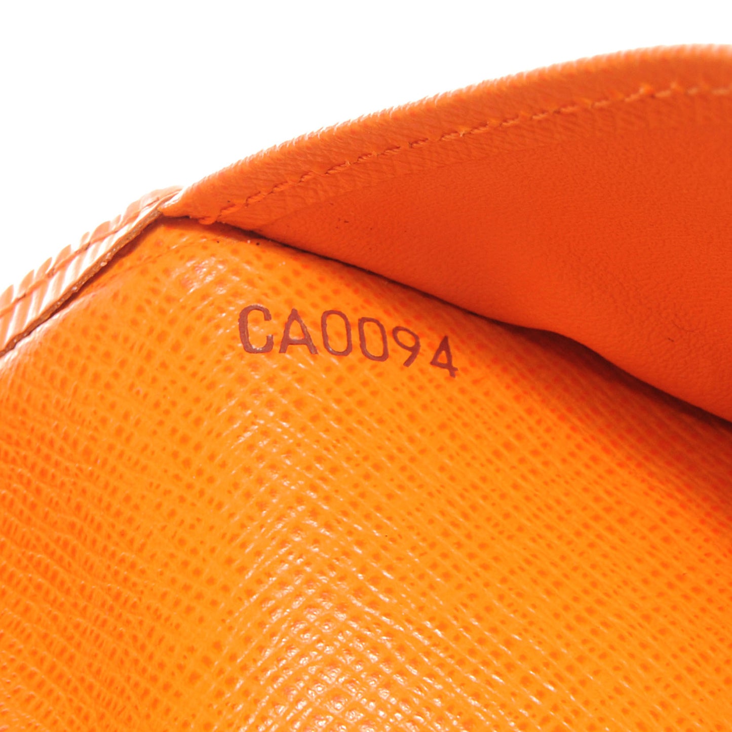 Epi Porte Tresor International Wallet Mandarin