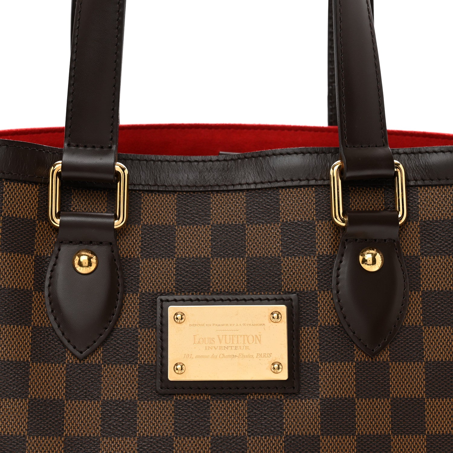 Louis Vuitton Damier Ebene Hampstead PM 5 of 9