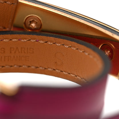Hermes Swift Rivale Double Tour Bracelet T2 Magnolia 5 of 7