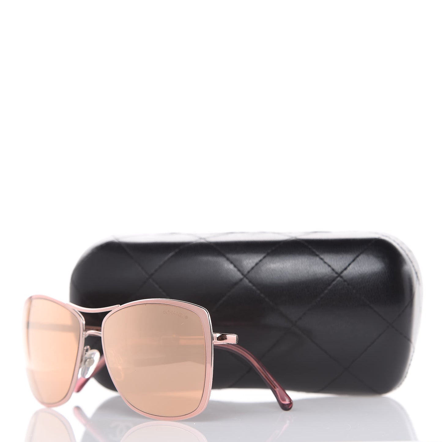 Metal Pilot Summer Sunglasses 4224 Rose Gold