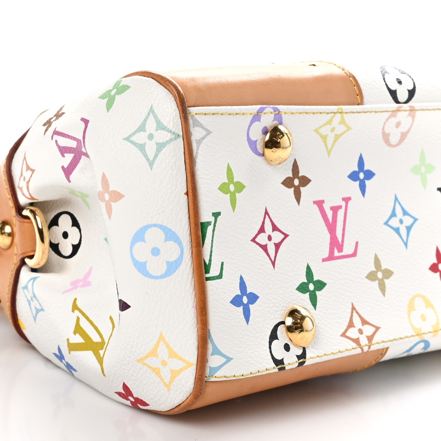Louis Vuitton Monogram Multicolor Beverly MM White 8 of 9