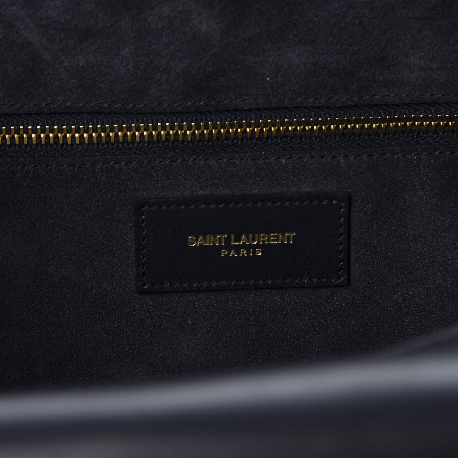 Saint Laurent Calfskin Classic Duffle 6 Navy 7 of 9