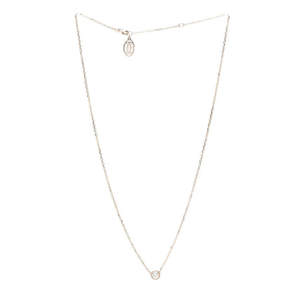 Cartier 18K Pink Gold Diamond LM D'Amour Pendant Necklace 3 of 7