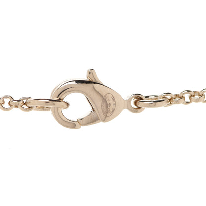 Chanel CC Heart Chain Pendant Necklace Gold 5 of 6