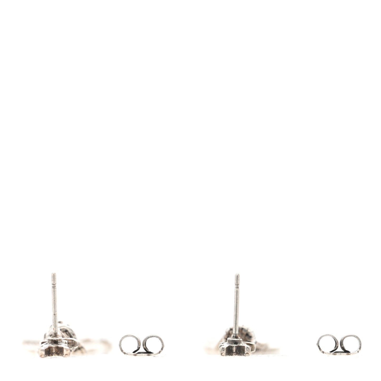Metal Monogram Loulou Tassel Earrings Silver