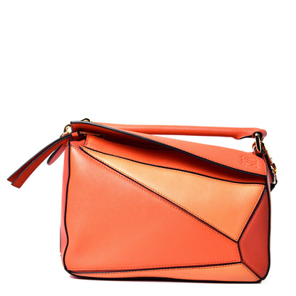 Loewe Calfskin Small Puzzle Bag Orange 1 of 4