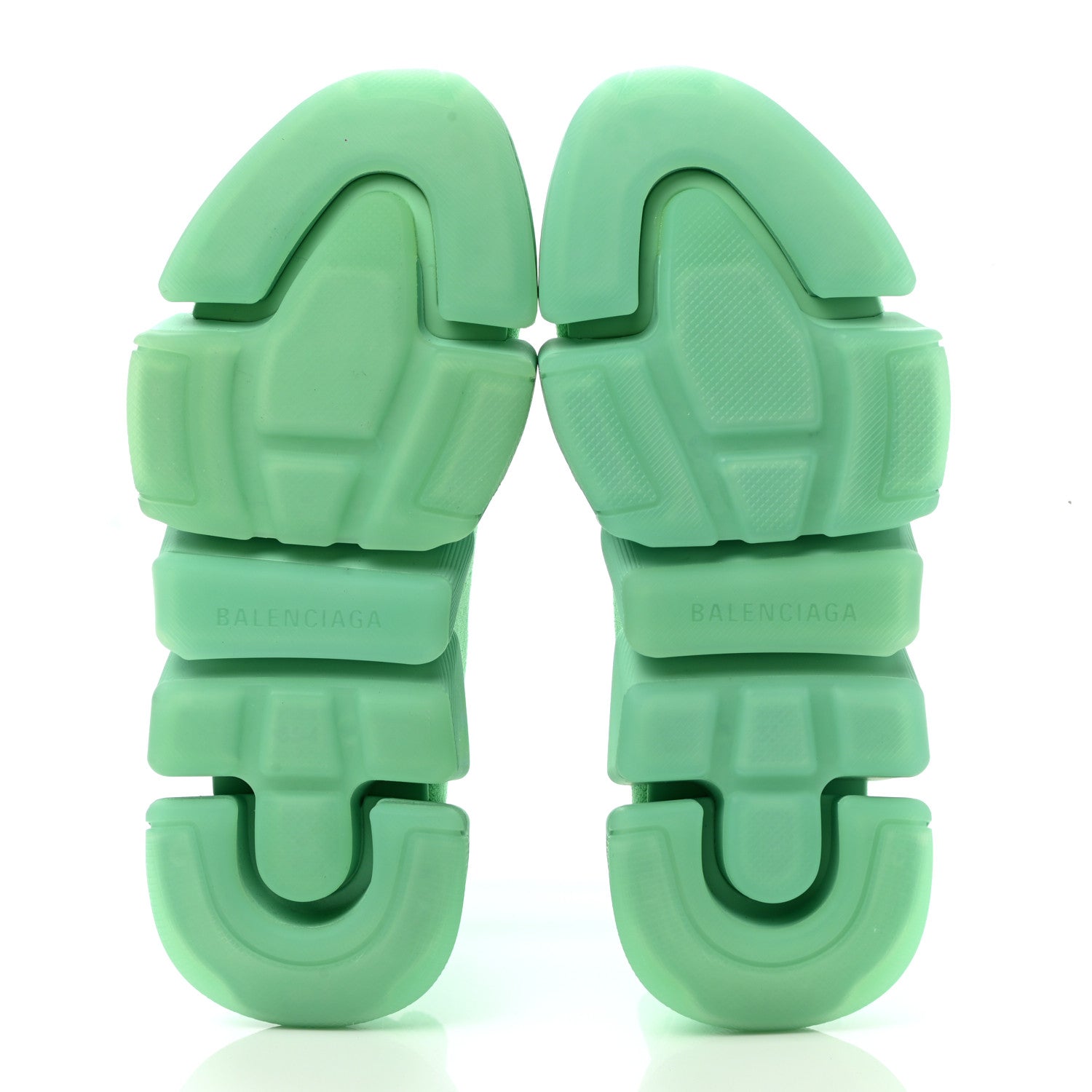 Balenciaga Technical 3D Recycled Knit Womens Speed 2.0 Transparent Sole Sneakers 36 Mint 5 of 9