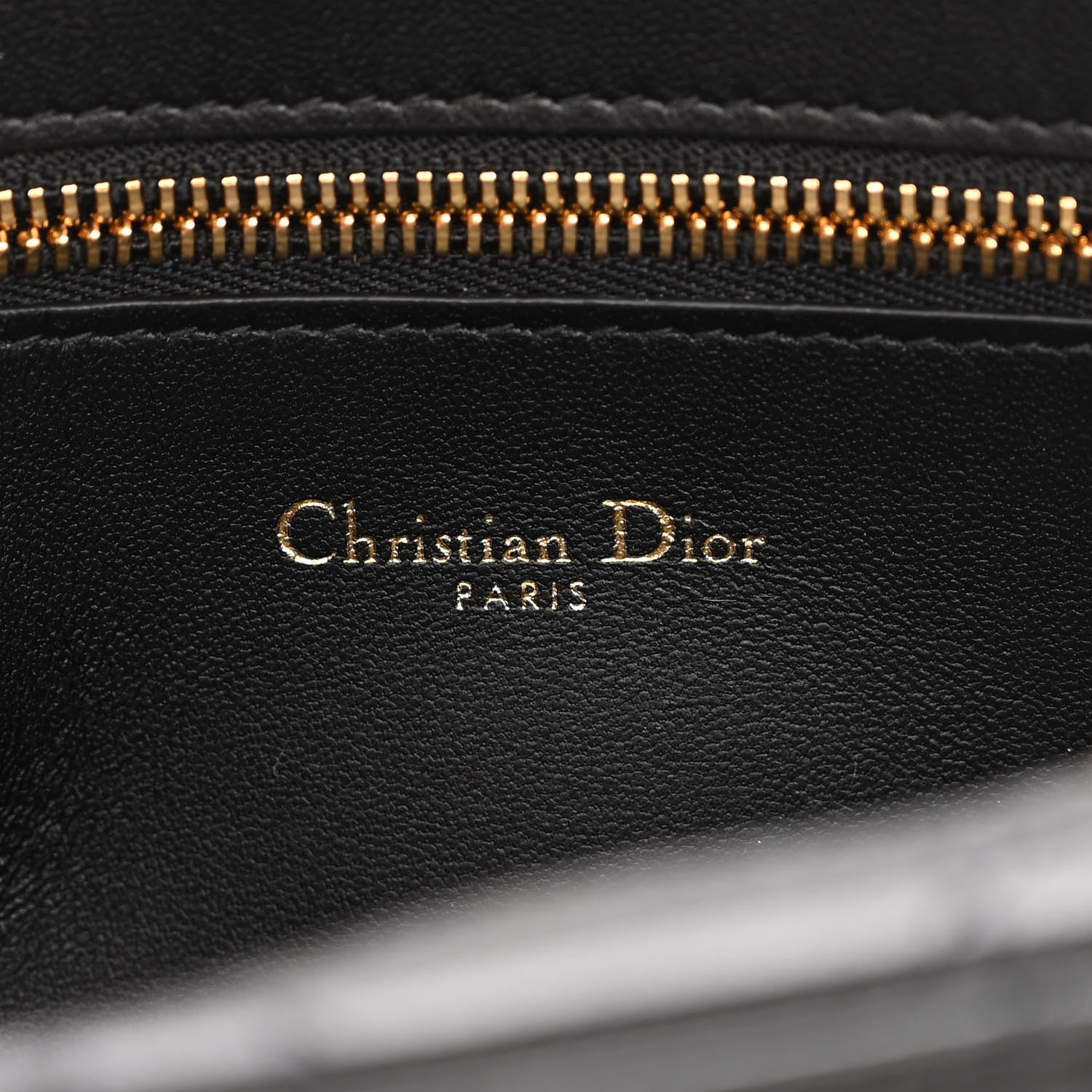 Christian Dior Supple Calfskin Caro Double Pouch Black 6 of 9