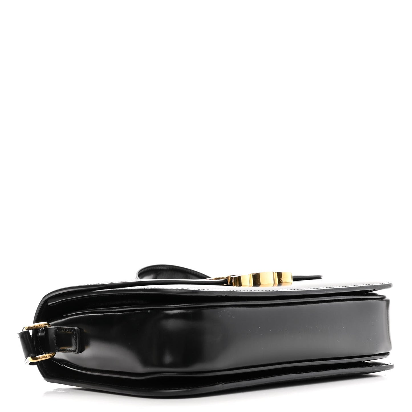 Shiny Calfskin Medium Triomphe Black