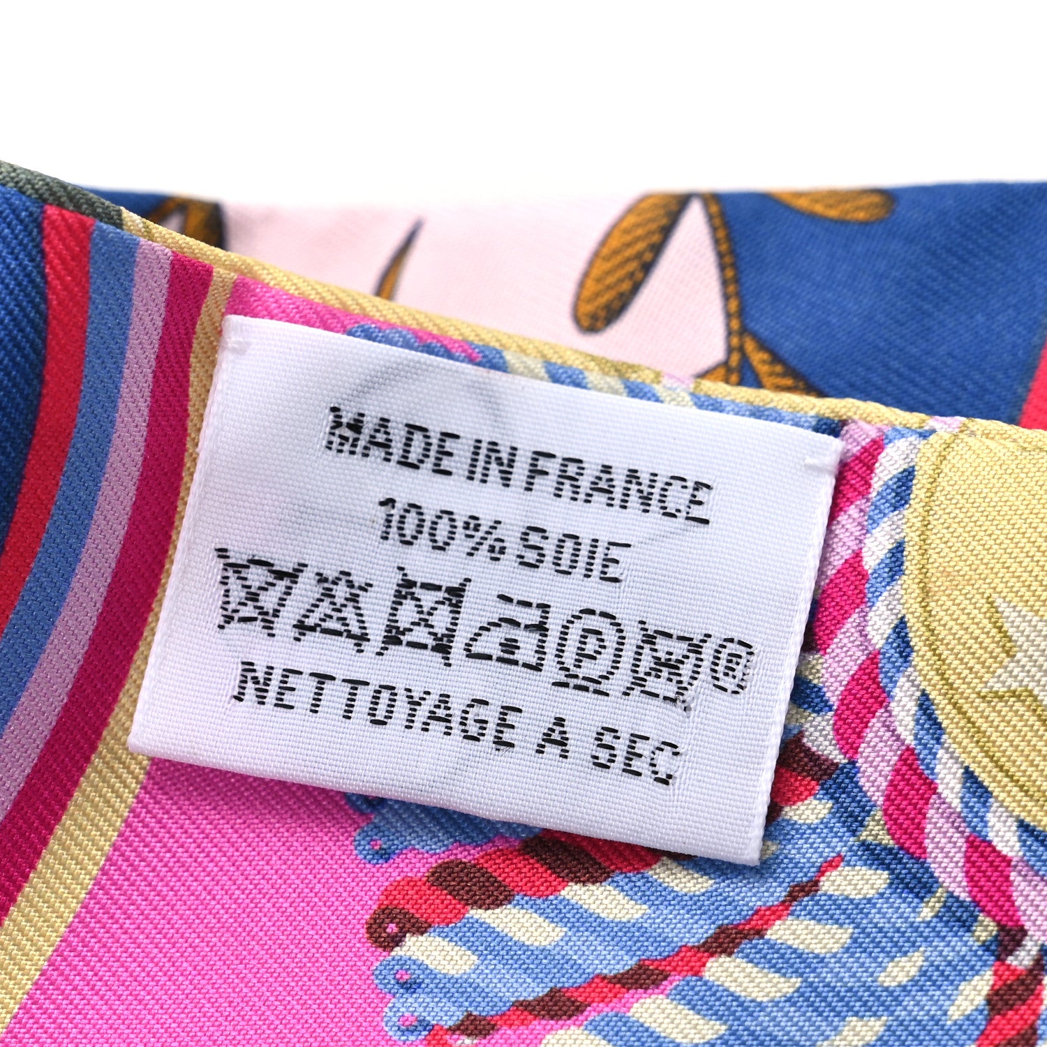 Hermes Silk Epaulettes De Gala Twilly Vert Amande Rose 10 of 10