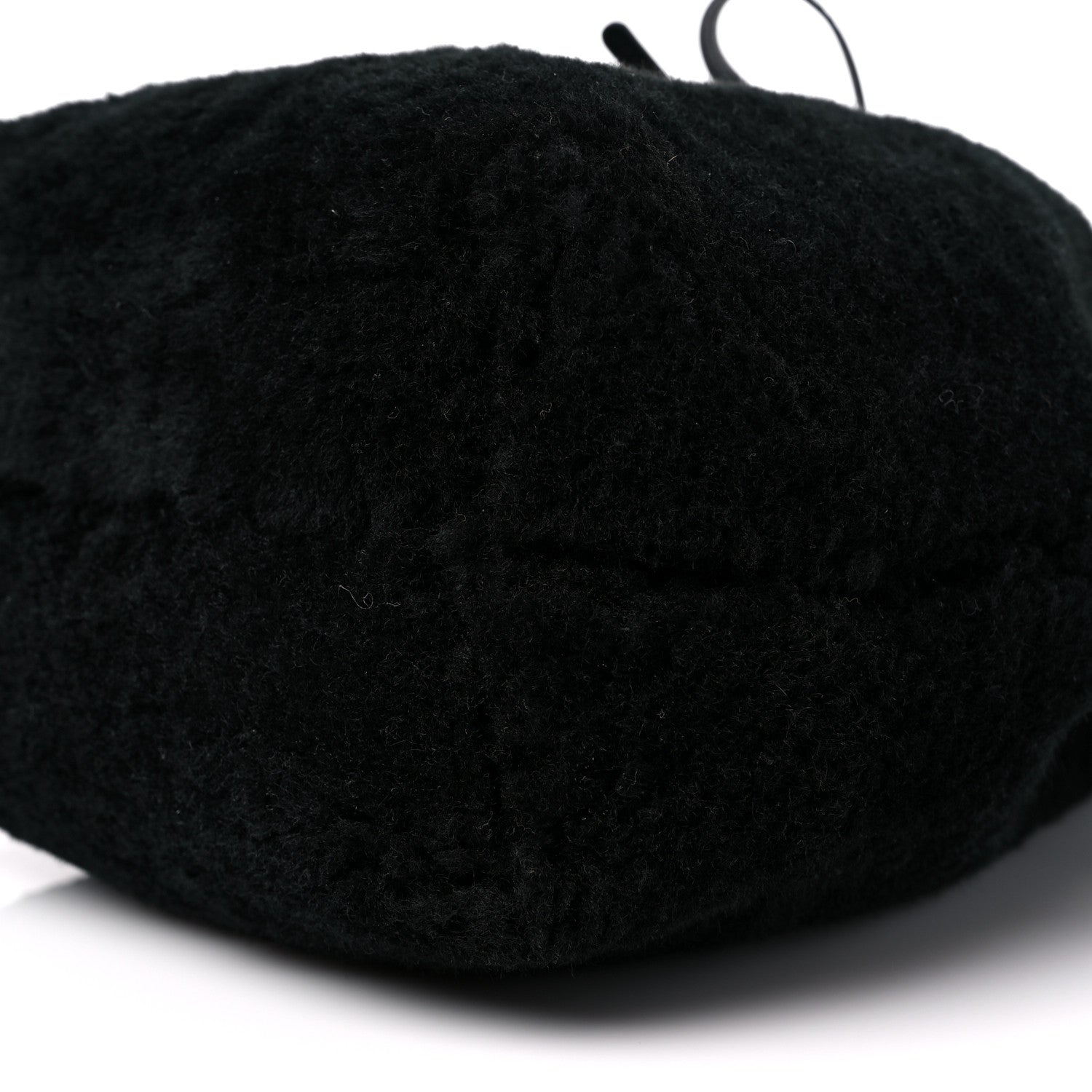 Mansur Gavriel Shearling Mini Bucket Bag Black 8 of 10