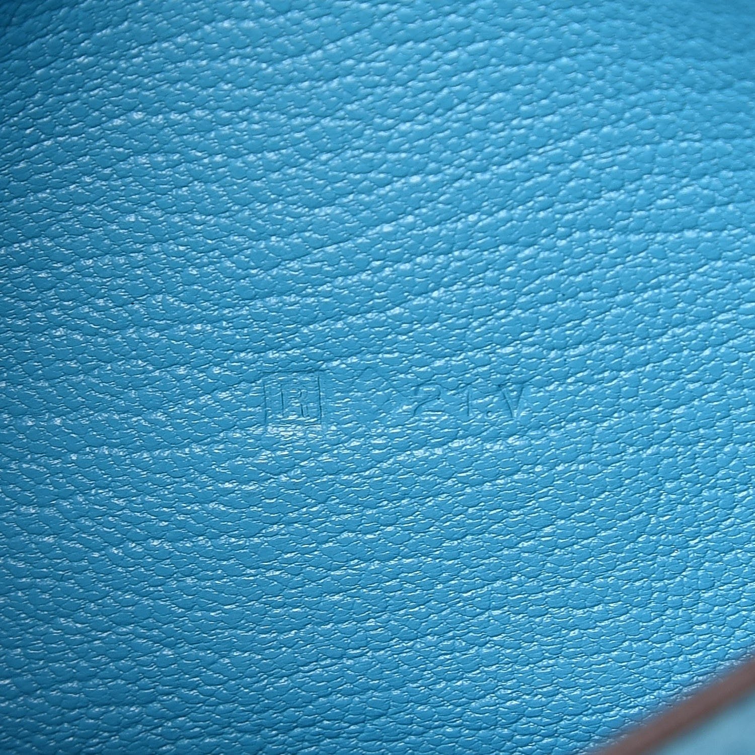 Hermes Chevre Mysore Bearn Gusset Wallet Bleu Azteque 9 of 10