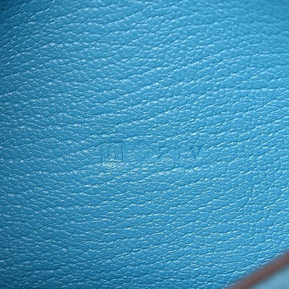 Hermes Chevre Mysore Bearn Gusset Wallet Bleu Azteque 9 of 10