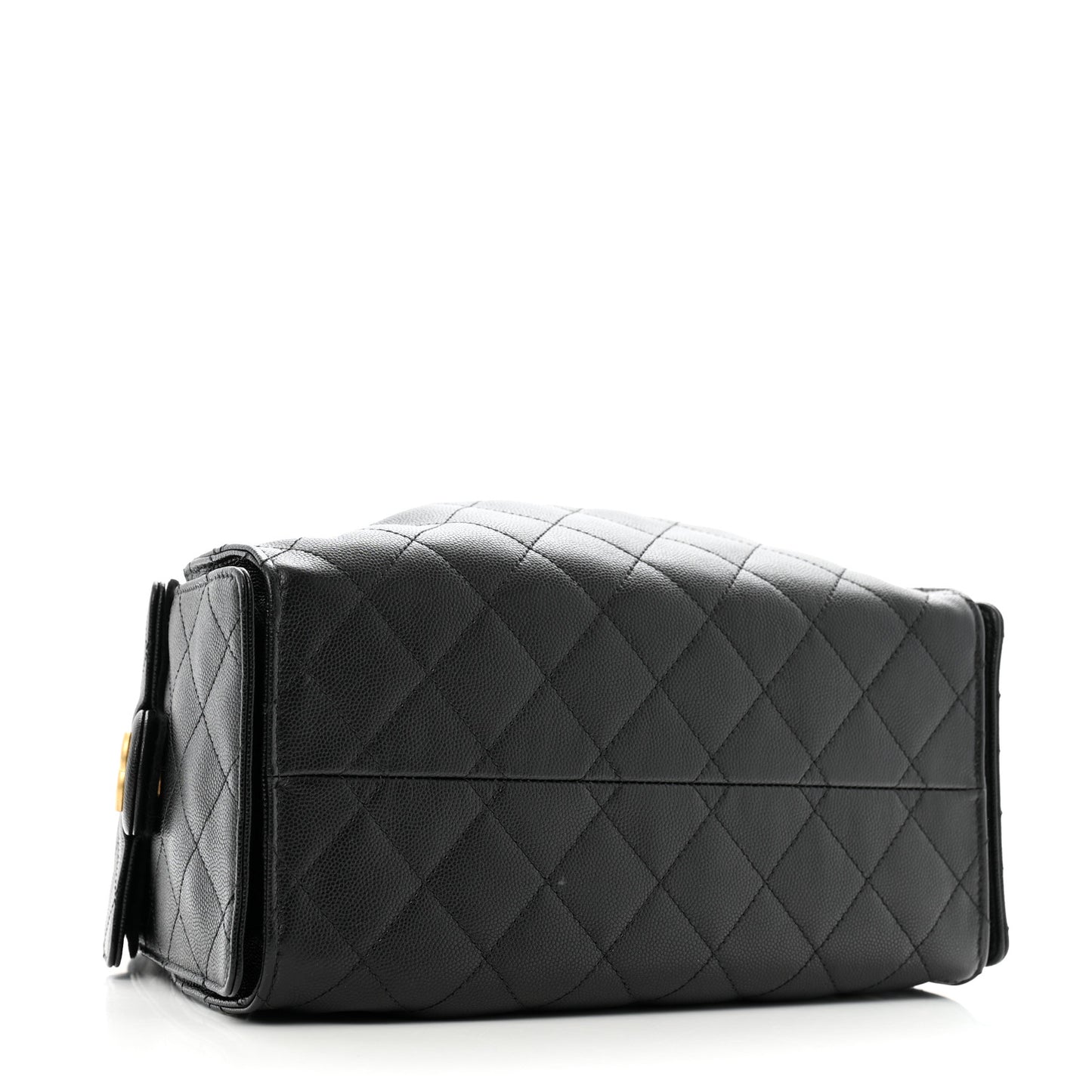 Caviar Quilted Small Chanel 25 Handbag Black