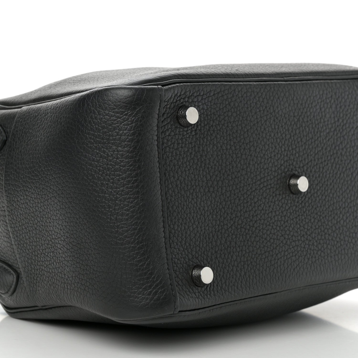 Hermes Taurillon Clemence Lindy 26 Black 9 of 14