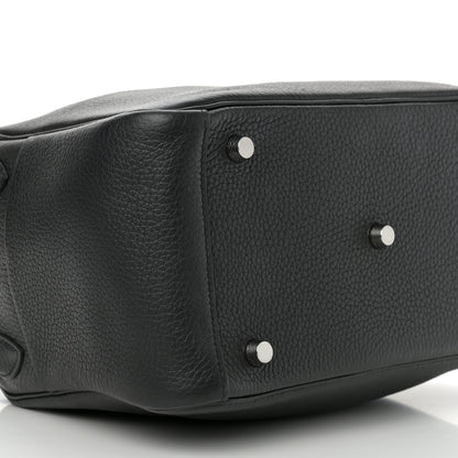 Hermes Taurillon Clemence Lindy 26 Black 9 of 14