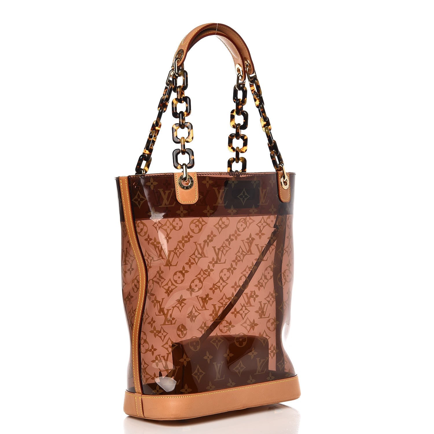 Louis Vuitton Vinyl Cabas Sac Ambre MM 4 of 11