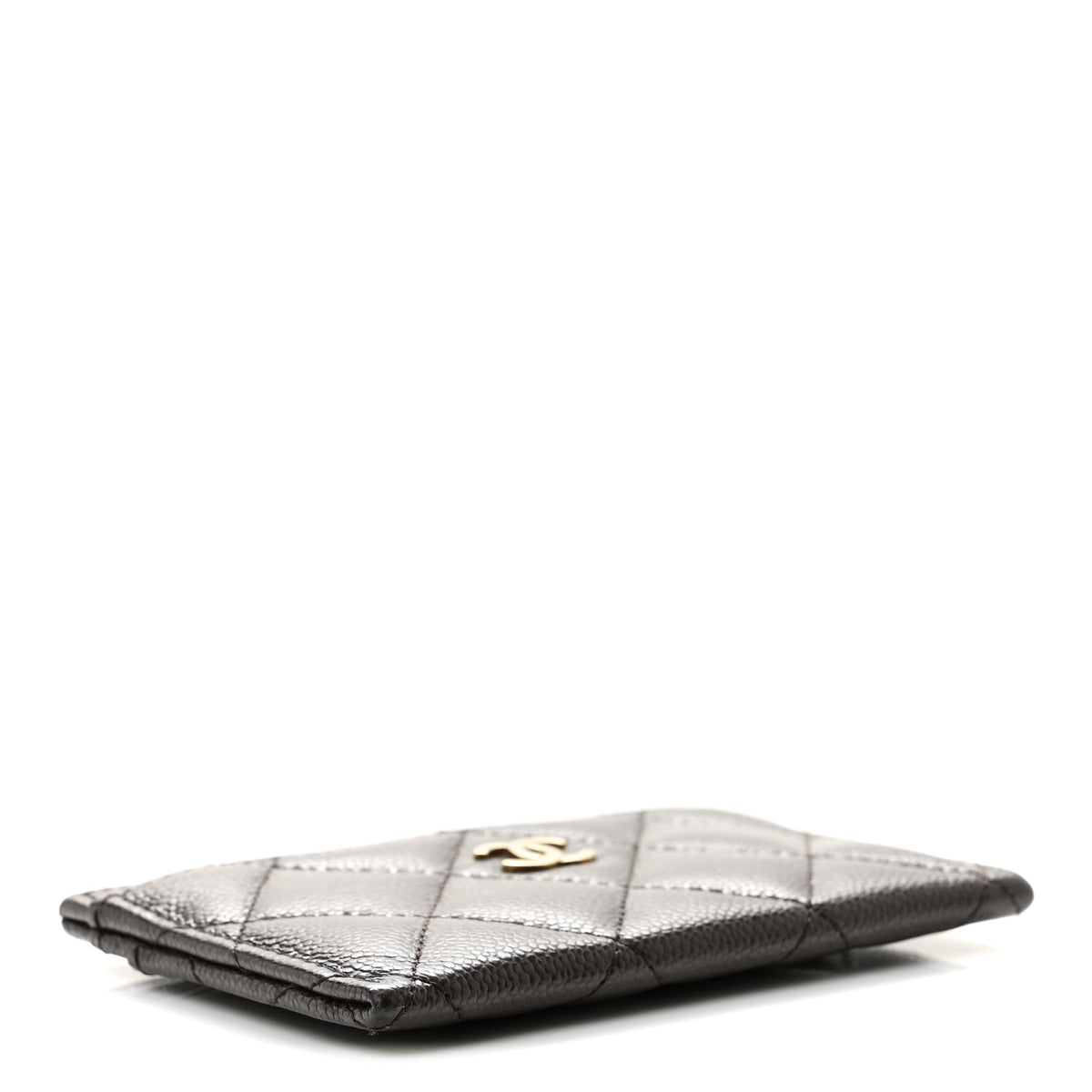Chanel Caviar Quilted Card Holder Dark Brown 4 of 8