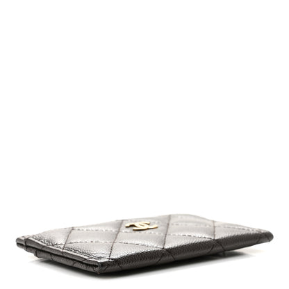 Chanel Caviar Quilted Card Holder Dark Brown 4 of 8