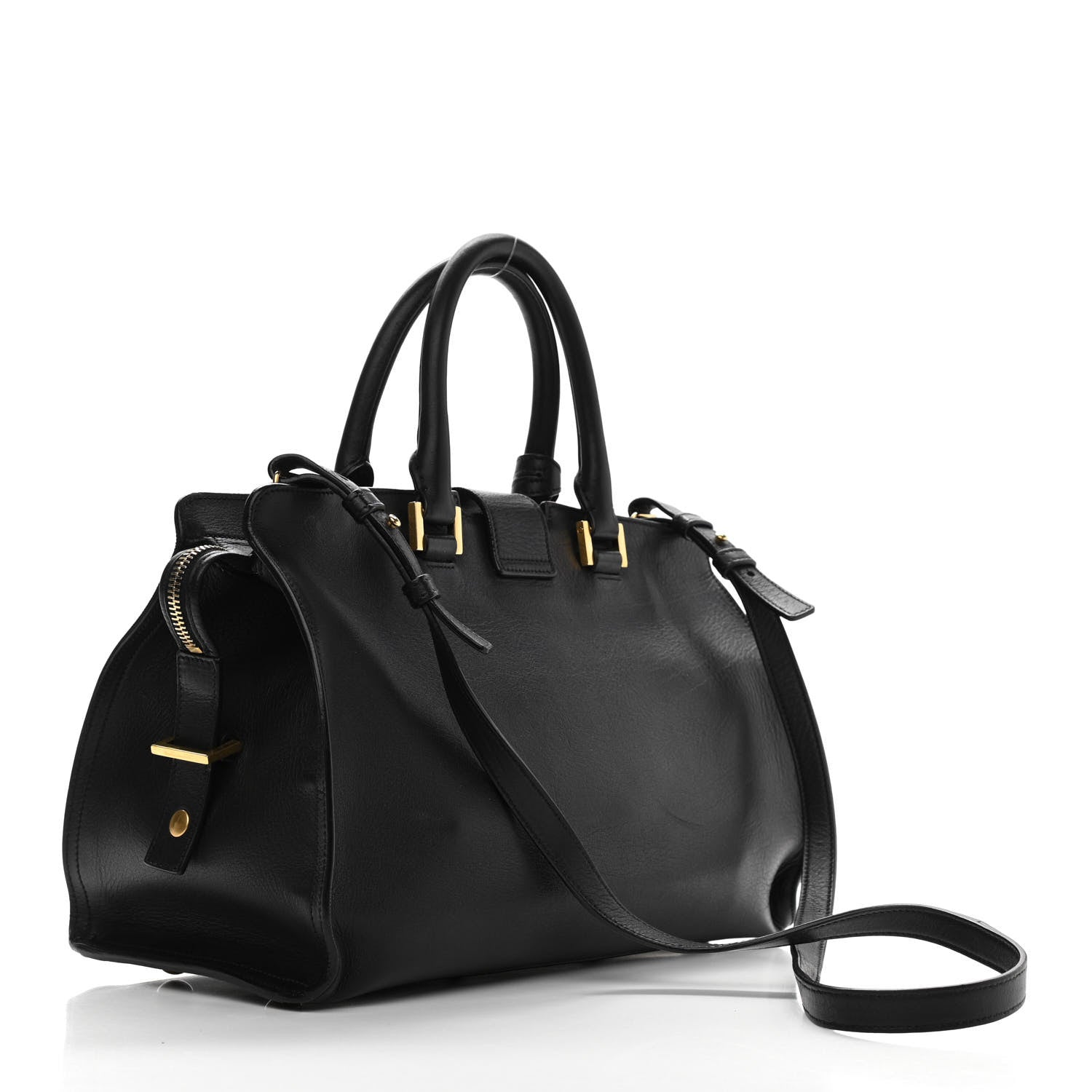 Saint Laurent Calfskin Small Classic Y Cabas Black 3 of 10