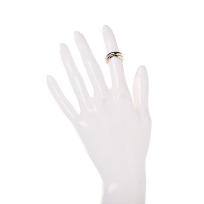 Cartier 18K Pink Yellow White Gold Classic Les Must De Trinity Ring 49 4.75 2 of 5