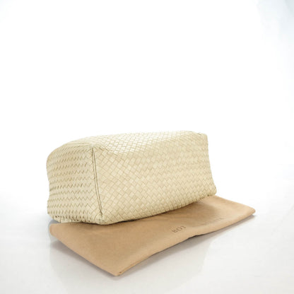 Bottega Veneta Nappa Intrecciato Sloane Hobo Cream 4 of 9