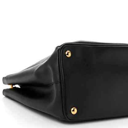 Prada Saffiano Lux Medium Galleria Double Zip Tote Black 9 of 10