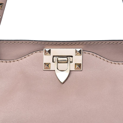 Valentino Garavani Vitello Medium Rockstud Tote Poudre 12 of 12