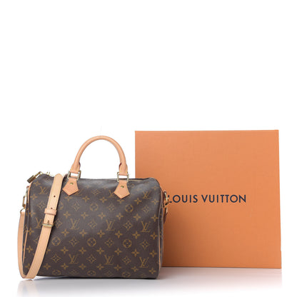 Louis Vuitton Monogram Speedy Bandouliere 30 10 of 10