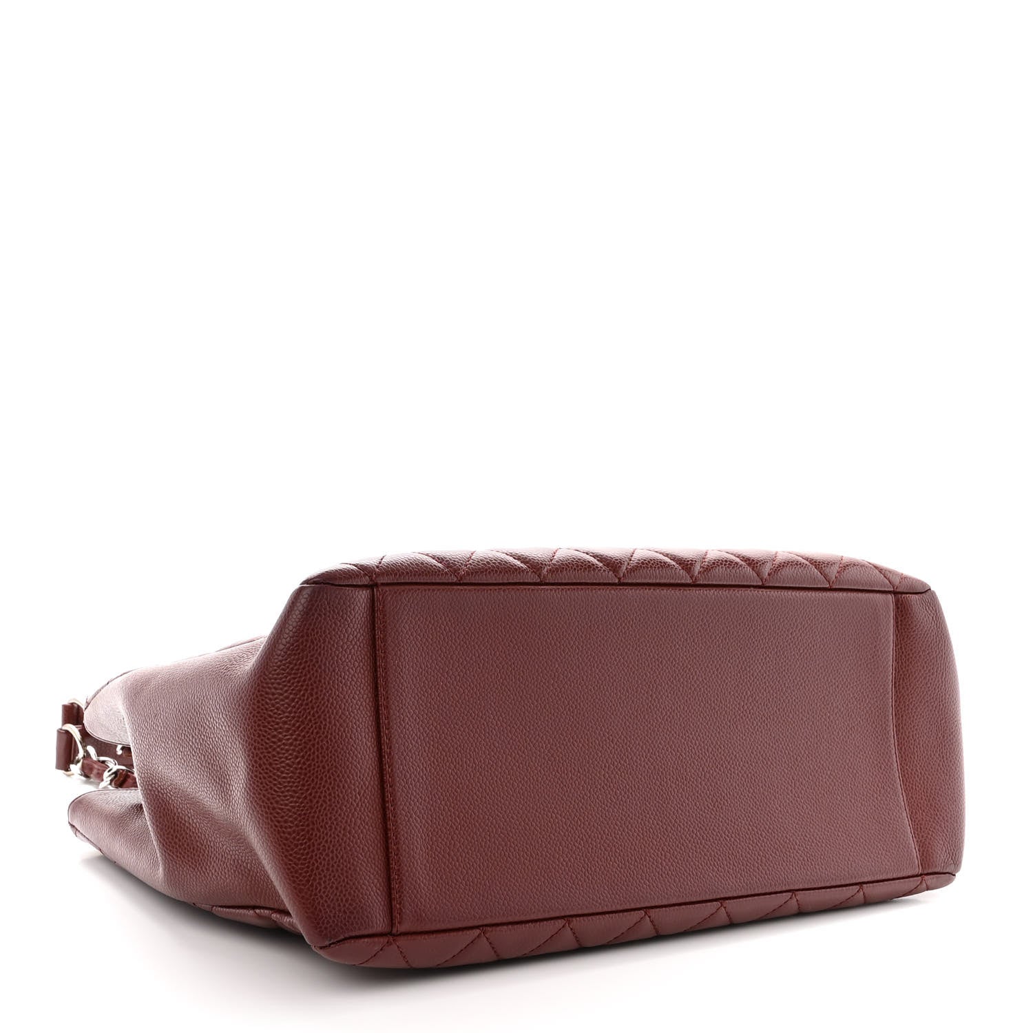 Chanel Caviar Quilted Grand Shopping Tote GST Burgundy 4 of 12