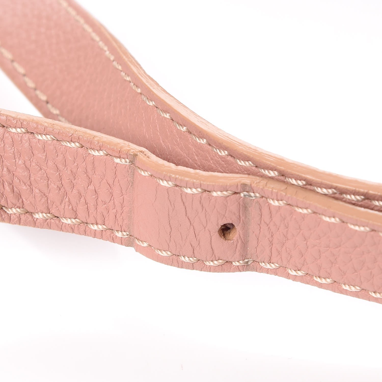 Chloe Grained Calfskin Small Marcie Saddle Bag Anemone Pink 8 of 10