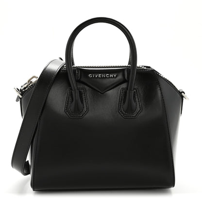 Givenchy Shiny Lord Calfskin Mini Antigona Black 1 of 12