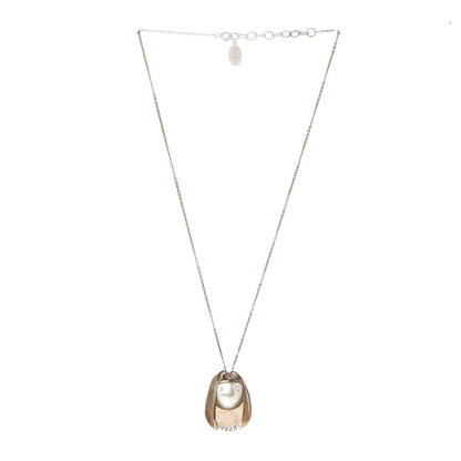 Christian Dior Crystal Pearl Tell Me Dior Zodiac Virgo Necklace Gold 3 of 7