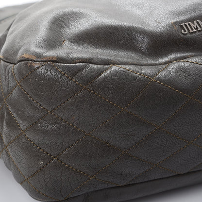 Jimmy Choo Goatskin Small Becka Biker Crossbody Bag Green 18 of 24