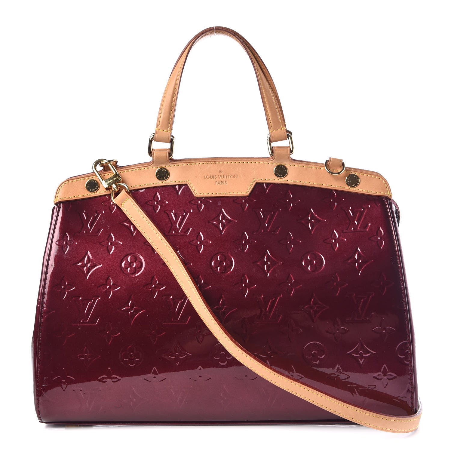 Louis Vuitton Vernis Brea MM Rouge Fauviste 1 of 13