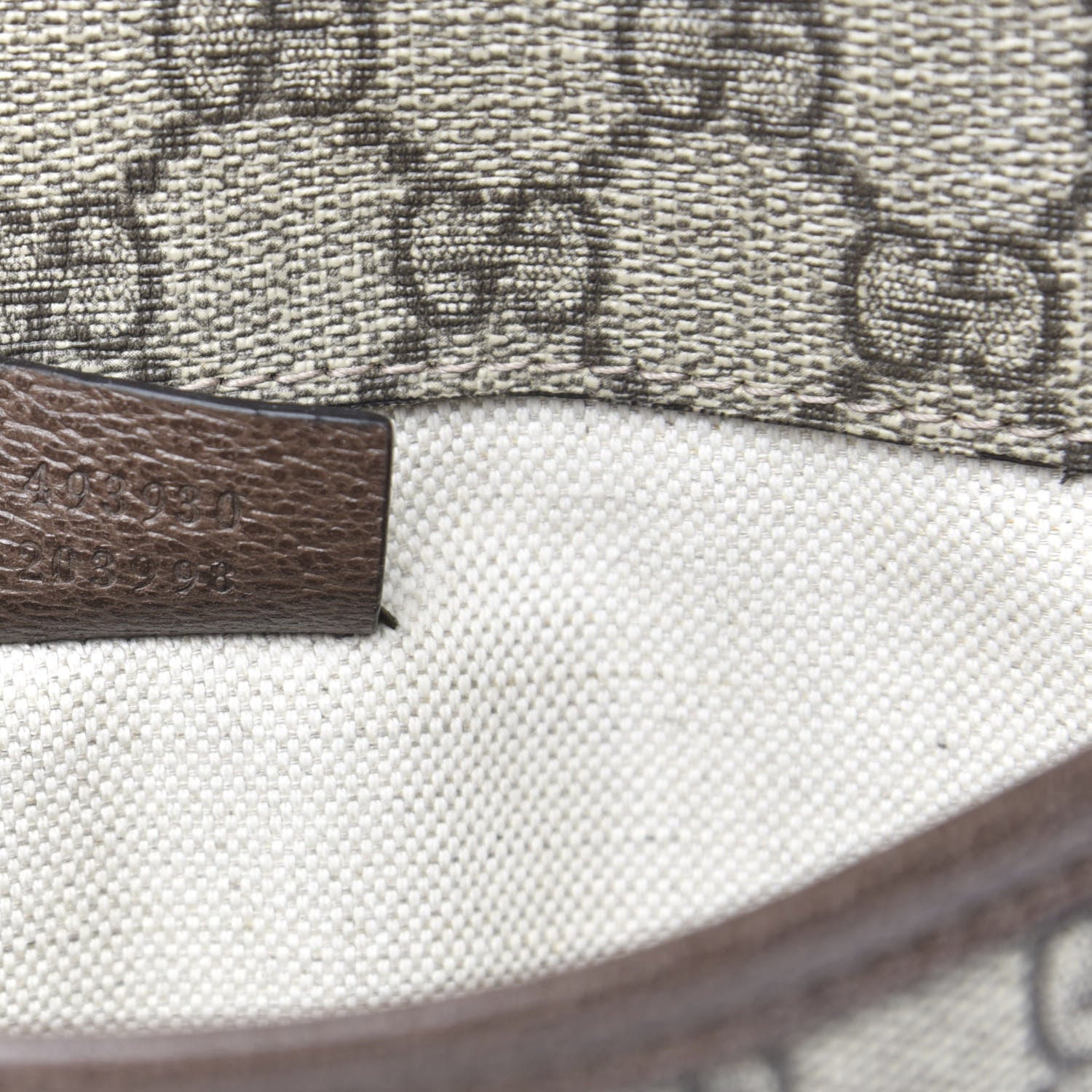 Gucci GG Supreme Monogram Neo Vintage Web Belt Bag Brown 7 of 10