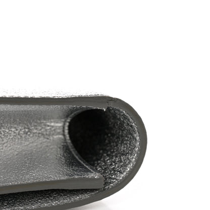 Saint Laurent Textured Metallic Calfskin Classic Monogram Cassandre Clutch Silver 9 of 10