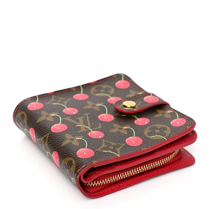 Louis Vuitton Monogram Cerises Compact Zippe Wallet 5 of 9
