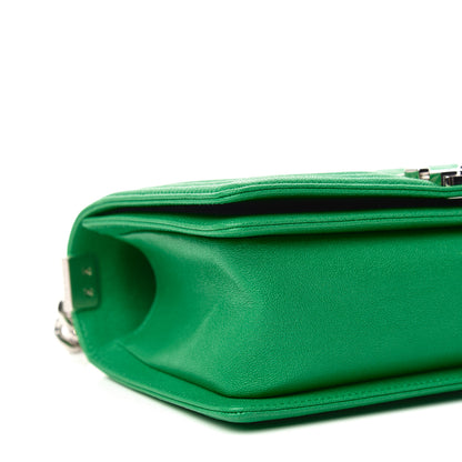 Chanel Caviar Quilted Medium Boy Flap Green 8 of 11