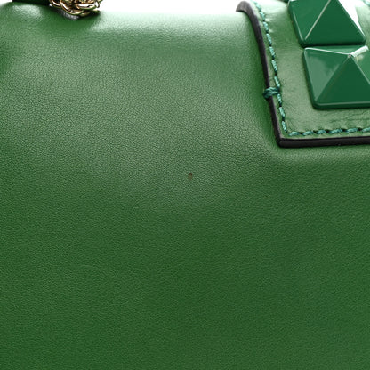 Valentino Garavani Vitello Small Glam Lock Rockstud Flap Gea Green 14 of 15