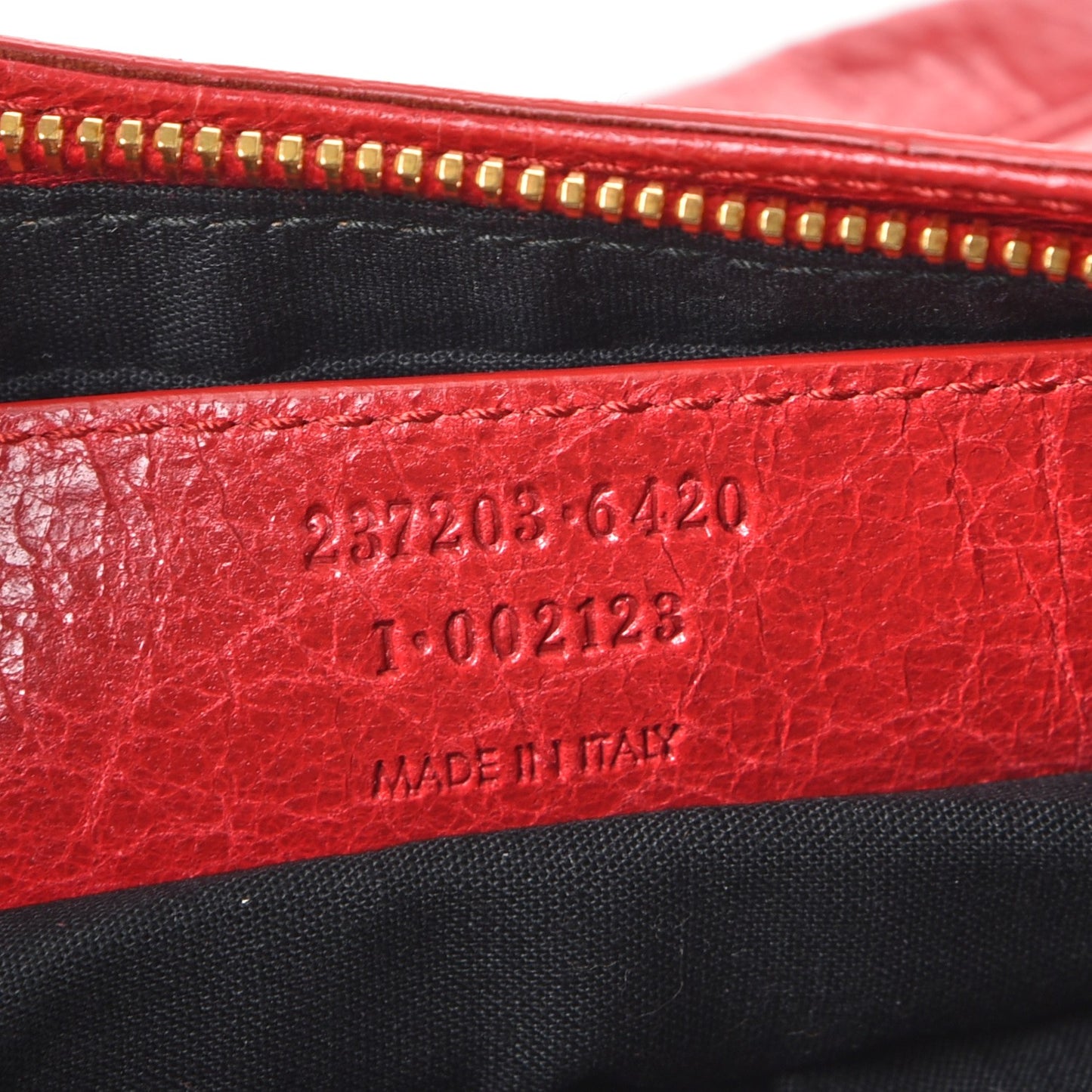 Agneau Giant 12 Gold Hardware Hip Rouge Cardinal