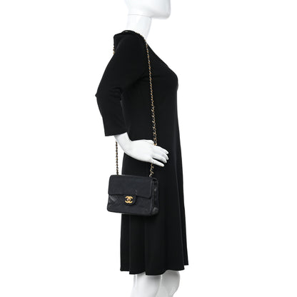 Chanel Lambskin Quilted Mini Square Flap Black 2 of 12