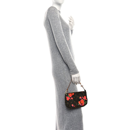 Louis Vuitton Monogram Roses Pochette Accessories 2 of 10