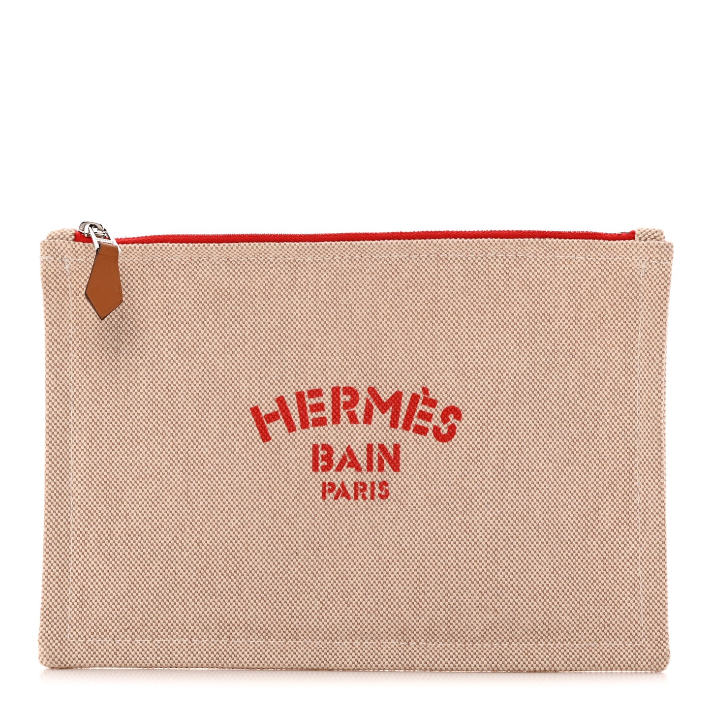 Toile Flat Yachting Pouch Rouge