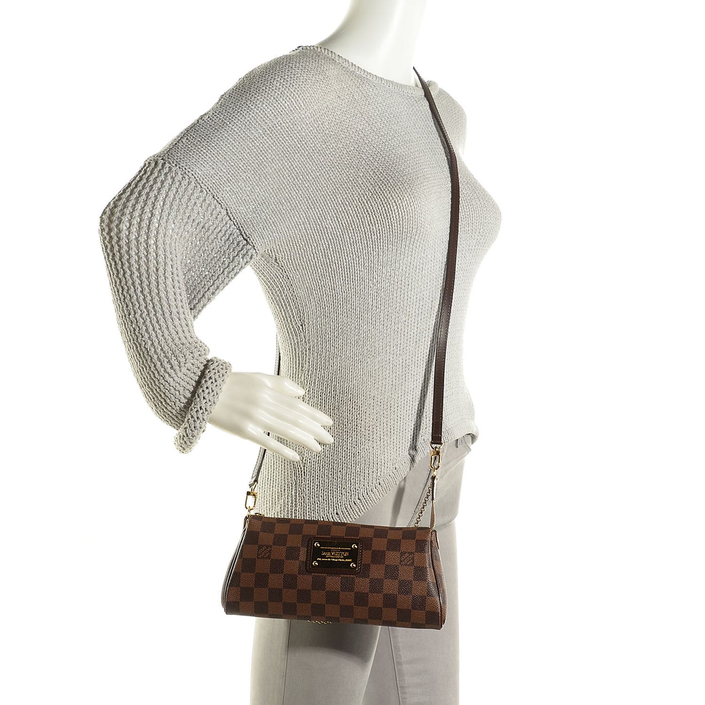 Damier Ebene Eva Clutch
