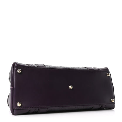 Gucci Calfskin Horsebit Embossed Shoulder Bag Purple 4 of 10