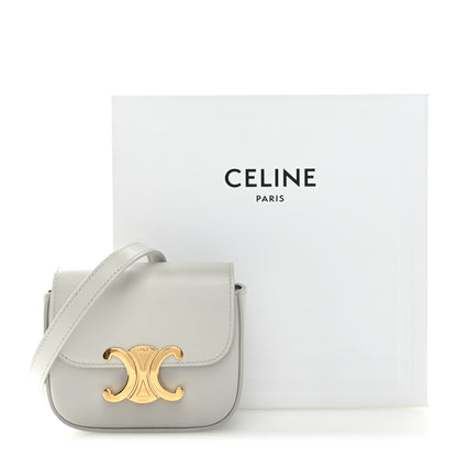 Celine Shiny Calfskin Mini Claude Light Stone 9 of 9