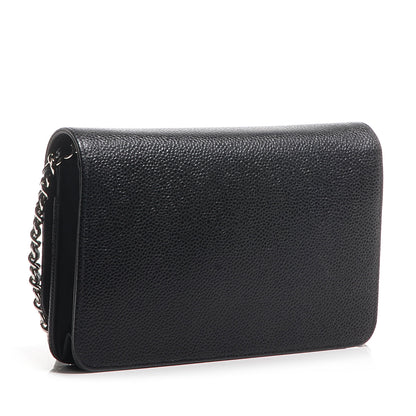 Chanel Caviar Timeless CC Wallet on Chain WOC Black 3 of 9