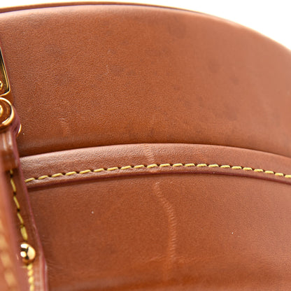 Louis Vuitton Calfskin Catogram Petite Boite Chapeau Tan 9 of 10